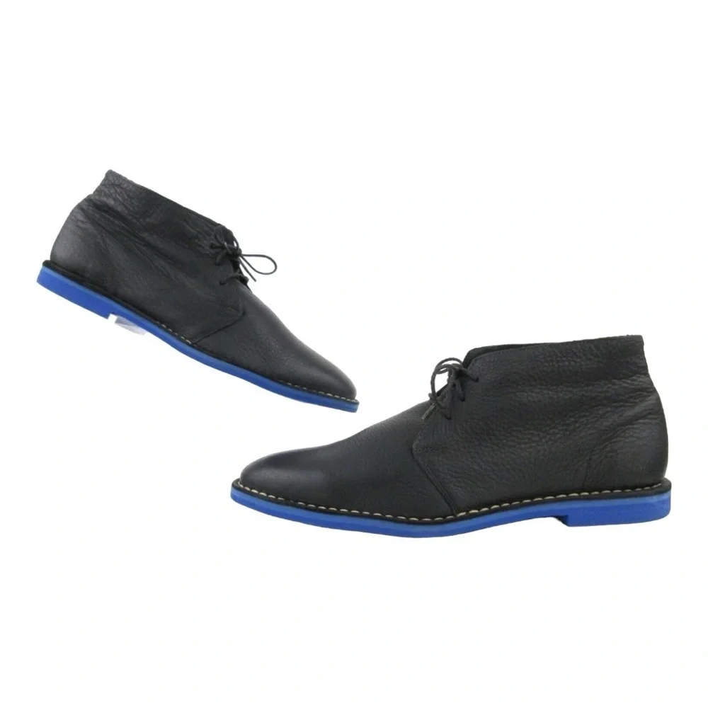 🔥 Cole Haan Glenn Chukka Men’s Boots | Blue‎ Sole Leather | Size 11.5M